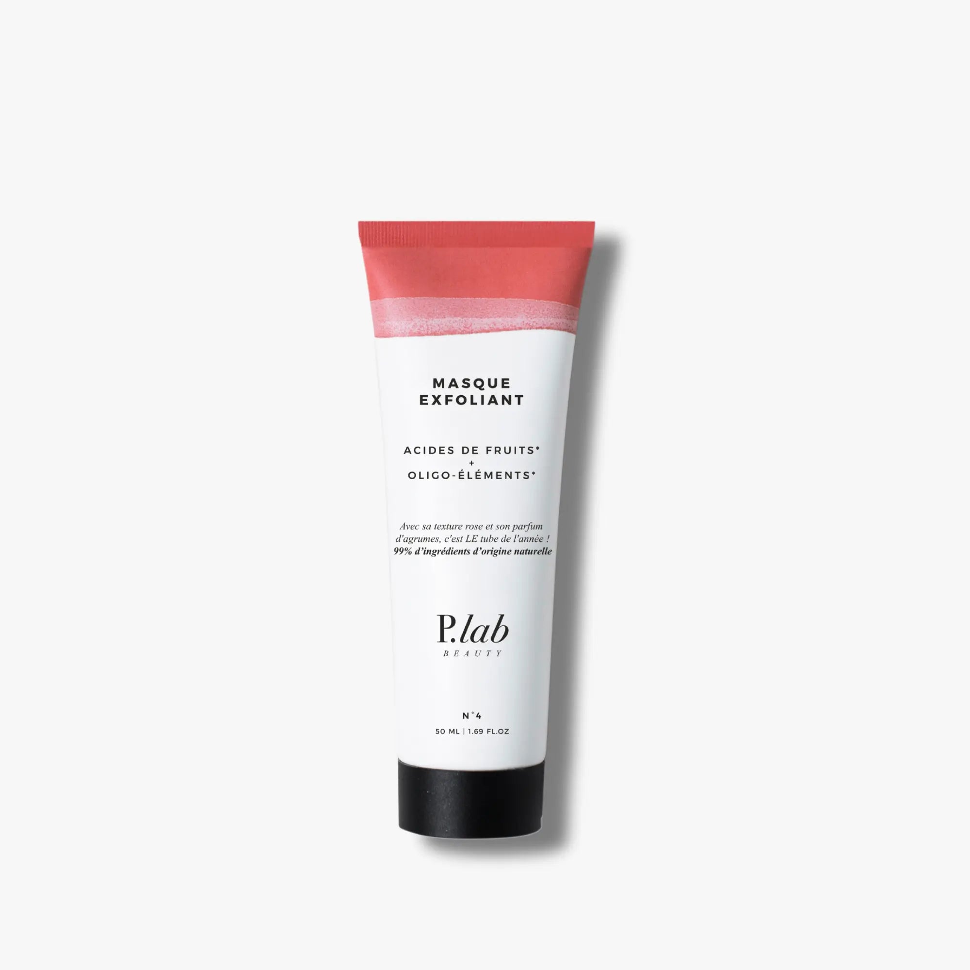 masque exfoliant fond blanc