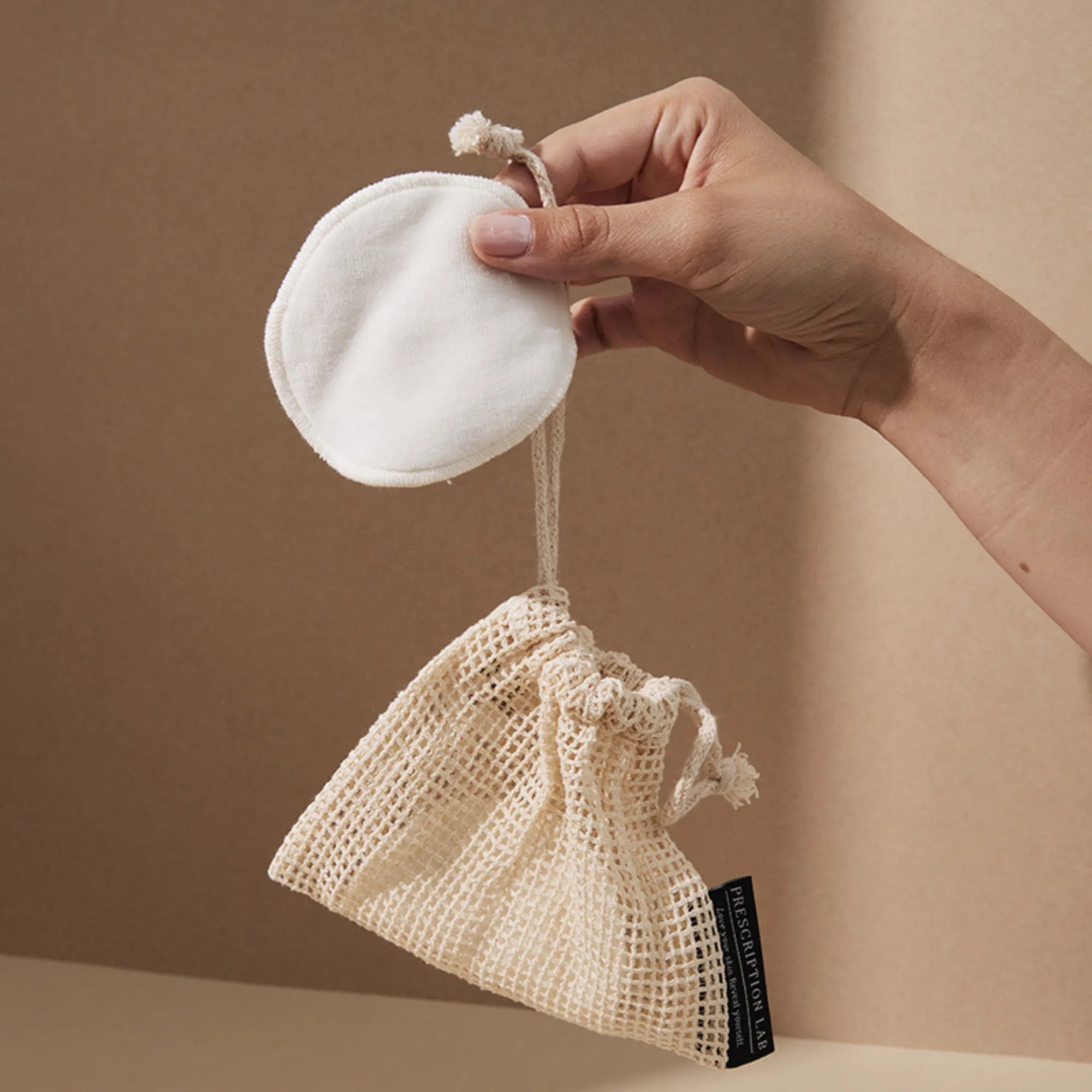 sachet cotons bio réutilisables