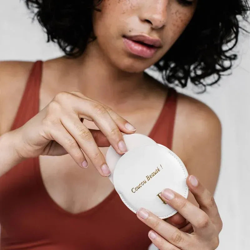 miroir de poche fond mannequin