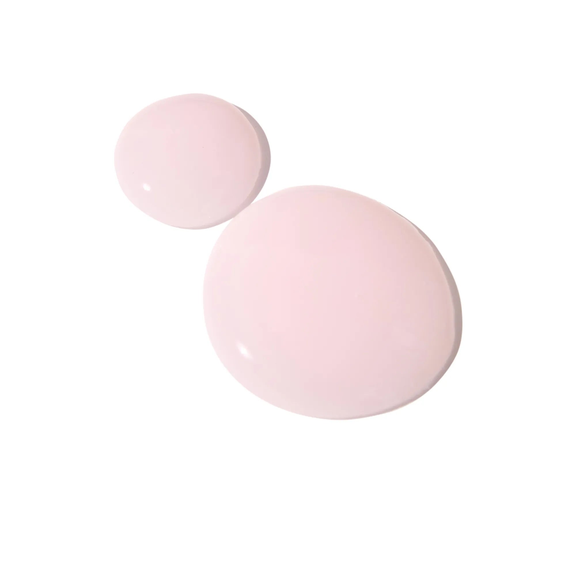 texture sérum hydratant rose fond blanc