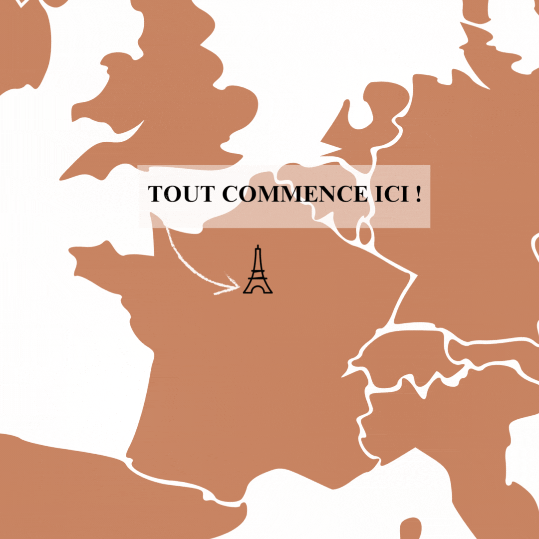 carte de France animée histoire P.Lab Beauty