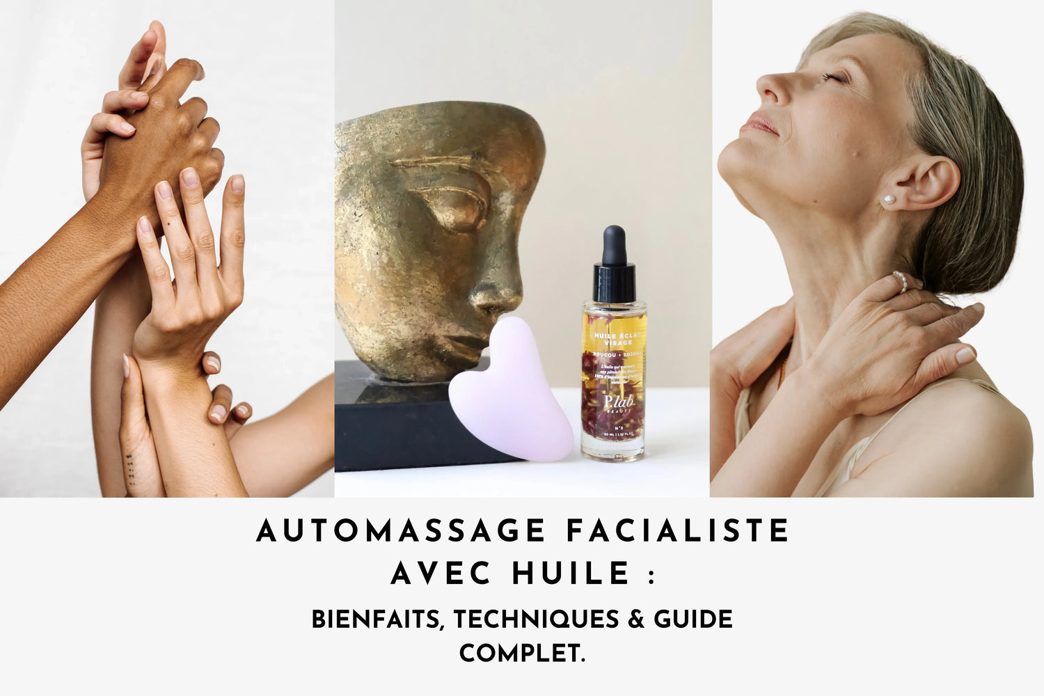 Automassage facialiste avec huile : bienfaits, techniques