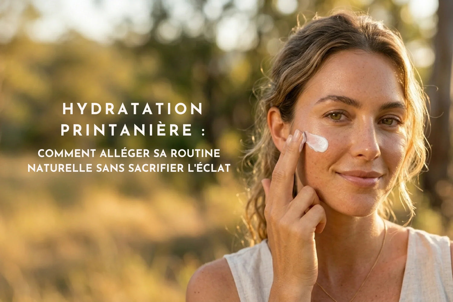 Hydratation printanière : comment alléger sa routine naturelle sans sacrifier l'éclat